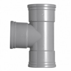 125MM PVC T-STUK 90GRD 3X MANCHETMOF 125MM PVC T-STUK 90GRD 3X MANCHETMOF