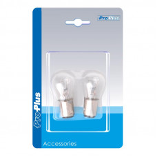 PRO-PLUS 2X AUTOLAMP 12V 21/4W BAZ15D