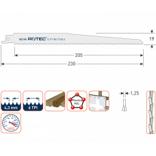 ROTEC 5X RECIPROZAGEN RC190 ROTEC 5X RECIPROZAGEN RC190