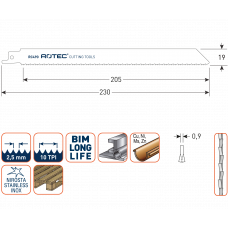 ROTEC 5X RECIPROZAGEN RC490 ROTEC 5X RECIPROZAGEN RC490