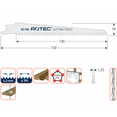 ROTEC 5X RECIPROZAGEN RC180 ROTEC 5X RECIPROZAGEN RC180
