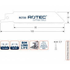 ROTEC 5X RECIPROZAGEN RC720 ROTEC 5X RECIPROZAGEN RC720