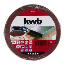 KWB 25X KLIT SCHUURVEL 125MM VOORDEELPAK