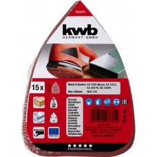 KWB 15X KLIT SCHUURVEL MOUSE VOORDEELPAK