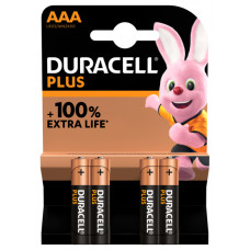 DURACELL 4 BATTERIJEN AAA - MN-2400 PLUS DURACELL 4 BATTERIJEN AAA - MN-2400 PLUS