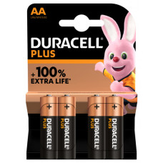 DURACELL 4 BATTERIJEN AA - MN 1500 PLUS DURACELL 4 BATTERIJEN AA - MN 1500 PLUS