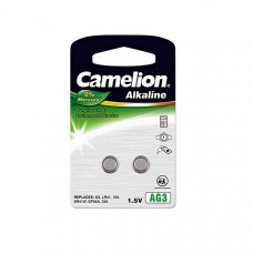 CAMELION 2X KNOOPCEL 1,5V D392/ LR41/ AG3 CAMELION 2X KNOOPCEL 1,5V D392/ LR41/ AG3