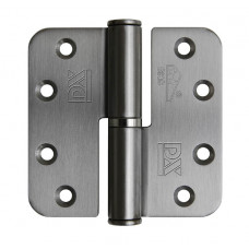 KOGELSTIFTPAUMELLE 89X89MM ROND RECHTS RVS / OP=OP KOGELSTIFTPAUMELLE 89X89MM ROND RECHTS RVS / OP=OP