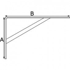 PLANKDRAGER MET SCHOOR STAAL VERZINKT 255X395MM PLANKDRAGER MET SCHOOR STAAL VERZINKT 255X395MM