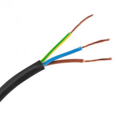 HUISHOUDKABEL ROND VMVL 3X1,5 ZWART (ROL=100MTR) HUISHOUDKABEL ROND VMVL 3X1,5 ZWART (ROL=100MTR)