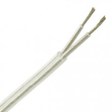 OVAAL TWEELINGSNOER 2 X 0.75MM TRANSPARANT ZILVER OVAAL TWEELINGSNOER 2 X 0.75MM TRANSPARANT ZILVER