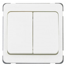 PEHA 2X WISSEL SCHAKELAAR WIT PEHA 2X WISSEL SCHAKELAAR WIT