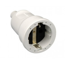 CONTRA STEKKER RA PVC KORT WIT CONTRA STEKKER RA PVC KORT WIT