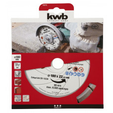 KWB DIAMANT UNIVERSELE DOORSLIJP- SCHIJF 180MM KWB DIAMANT UNIVERSELE DOORSLIJP- SCHIJF 180MM