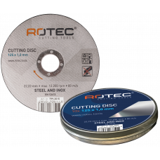 ROTEC 10X DOORSLIJP- SCHIJVEN 115MM METAAL DUN ROTEC 10X DOORSLIJP- SCHIJVEN 115MM METAAL DUN