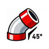 Bocht 45°