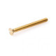 Metaalschroef Platkop Messing Metaalschroef Platkop Messing