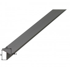 ALUMINIUM T-PROFIEL ZILVER 20X20X1,5MM 2MTR