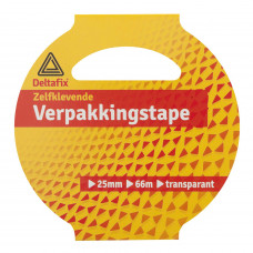 VERPAKKINGS- TAPE LOS TRANSPARANT 25MM X 66MTR