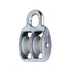 KATROL MET NYLON WIEL DUBBEL 6X20MM VERZINKT