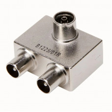 COAX 2-WEGDELER TV KABELKEUR