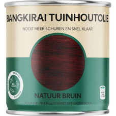 TUINHOUTOLIE BANGKIRAI NATUUR BRUIN 750ML