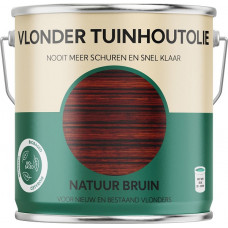 TUINHOUTOLIE VLONDER NATUUR BRUIN 2,5LTR