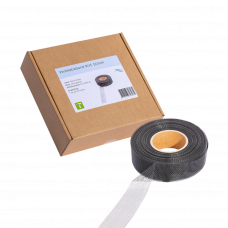 RVS VENTILATIEBAND ZWART 50MM (ROL=30MTR)