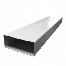 220X90MM 1MTR WIT KUNSTSTOF VLAKKANAAL VENTILATIEBUIS