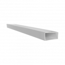 110X54MM 1MTR WIT KUNSTSTOF VLAKKANAAL VENTILATIEBUIS