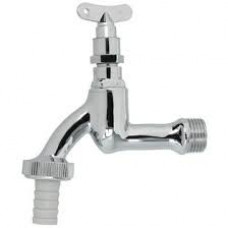 BUITENKRAAN CHROOM MET SLEUTEL 1/2"