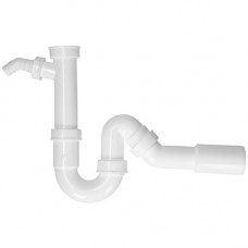 UNIV. BUIS SIFON 6/4 MET WASMACHINE AANSLUITING