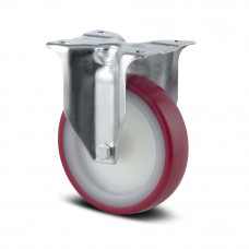 BOKWIEL 125MM POLYAMIDE WIT + PU LOOPVLAK ROOD PLAAT 200KG BOKWIEL 125MM POLYAMIDE WIT + PU LOOPVLAK ROOD PLAAT 200KG