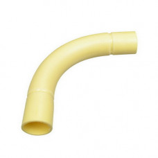 PVC BOCHT 3/4" - 19MM CREME