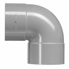 90MM PVC BOCHT 90GRD 2X LIJMMOF