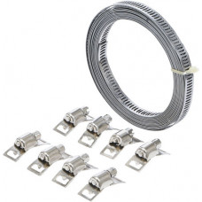 SLANGKLEM- SET +8 KLEM ROESTVRIJ