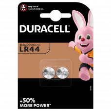 DURACELL 2X BATTERIJ LR44 ALKALINE 1,5 VOLT
