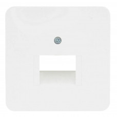 PEHA RJ11/RJ45 AFDEKPLAAT WIT